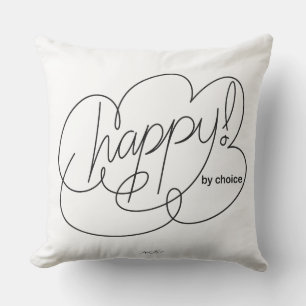 Cojín Decorativo FELIZ por elección - CloudS audaz
