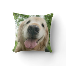 Feliz retrato exterior de perro de Golden Retrieve
