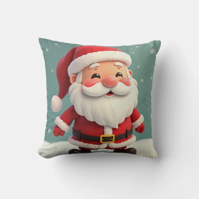 Cojín Decorativo Feliz Santa Pillow (Anverso)