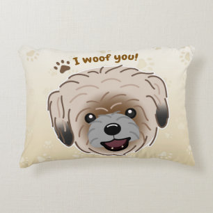 Cojín Decorativo Feliz Shih Tzu Dog Lover I Wowty Paws