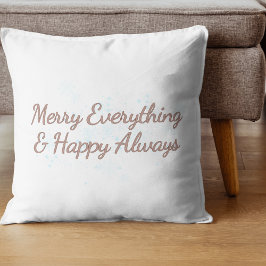 Cojín Decorativo Feliz todo y siempre, calor de vacaciones,