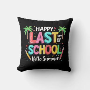 Cojín Decorativo Feliz Último Día Del Colegio Hola Summer