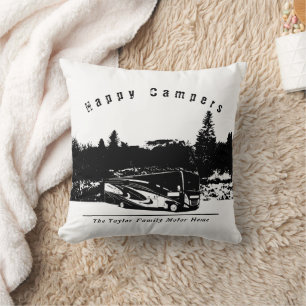 Cojín Decorativo Feliz viaje RV de Camper