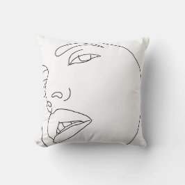 Cojín Decorativo Fem Face Up Close