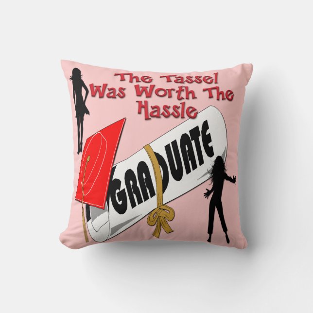 Cojín decorativo (femenino) rojo del casquillo del (Anverso)