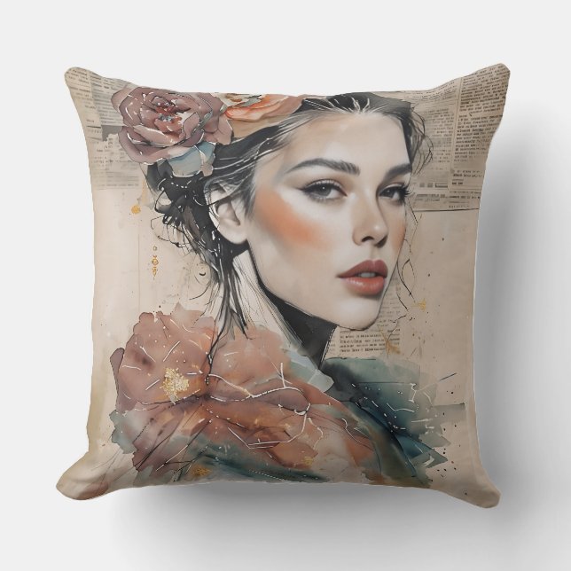 Cojín Decorativo Feminina moderna (Anverso)