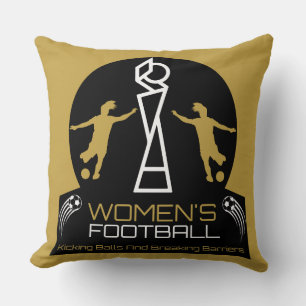 Cojín Decorativo Feminismo Fútbol Deporte