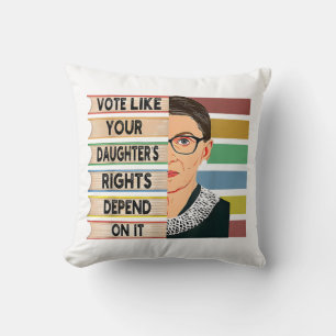 Cojín Decorativo Feminista Ruth Bader Ginsburg RBG Chica De Cita Co