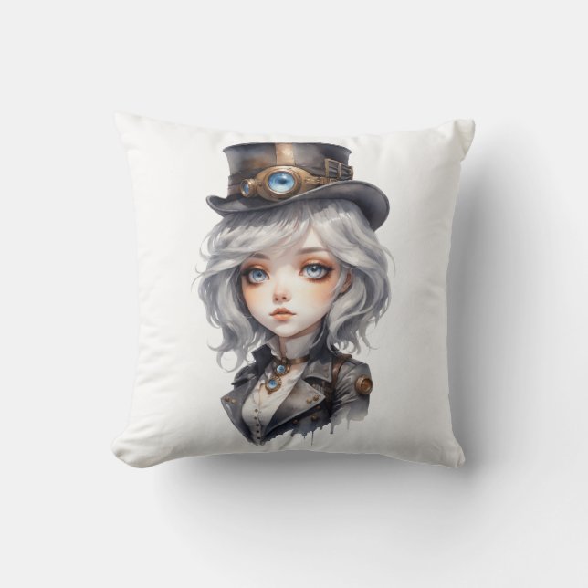 Cojín Decorativo Femme SteamPunk (Anverso)