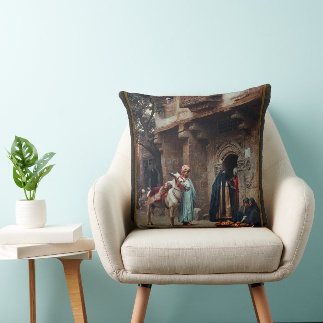 Cojín Decorativo Femmes Arabes Devant Une Porte (Silla)