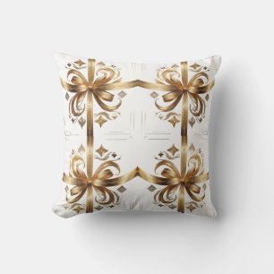 Cojín Decorativo Fénix Dorado Regio Diseño de Lujo Decorativo