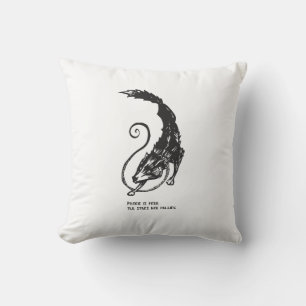 Cojín Decorativo Fenrir Fenris es un perro libre que vigila mitolog