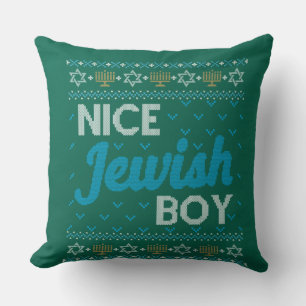 Cojín Decorativo Feo Hanukkah Niza Judía Coincidiendo