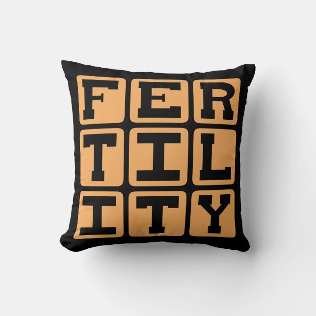 Cojín Decorativo Fertilidad, Anuncio de Embarazo (Anverso)