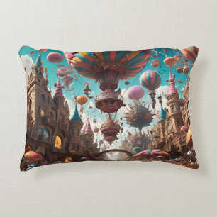 Cojín Decorativo Festival de Globos de Carnaval