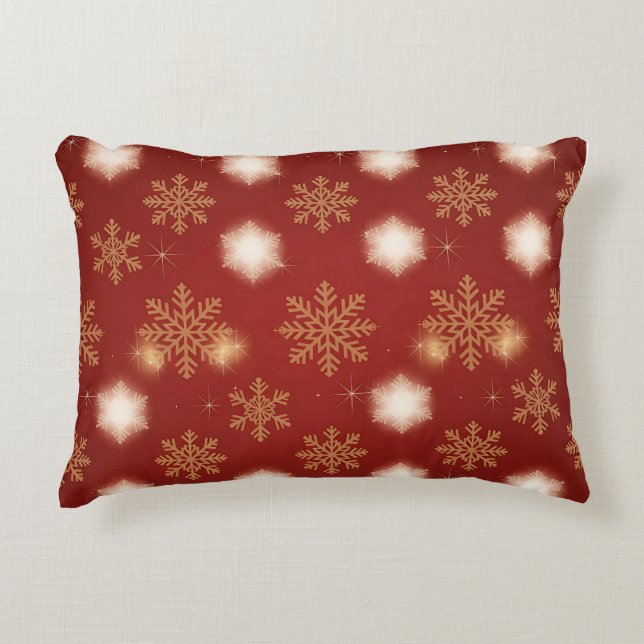 Cojín Decorativo Festive Christmas Lumbar Pillow – Cheerful Holiday (Anverso)