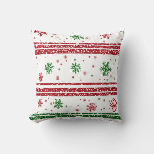 Cojín Decorativo Festividad de copo de nieve