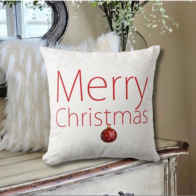 Cojín Decorativo Festividad de Navidad Mínima Moderna (Subido por el creador)