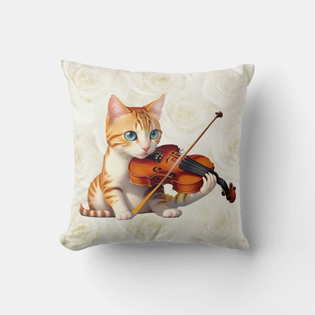 Cojín Decorativo Fidel Kitty (Anverso)