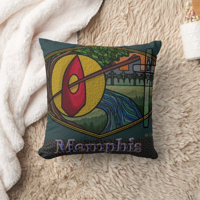 Cojín Decorativo Fiebre Amarilla Memphis- Pillow (Manta)