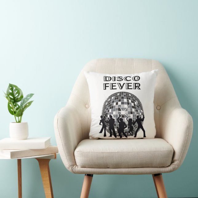 Cojín Decorativo Fiebre de disco (Silla)