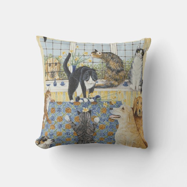 Cojín Decorativo Fiebre de la primavera (Anverso)