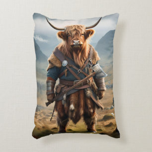 Cojín Decorativo Fierce Highland Warrior: La valiente vigilia de va