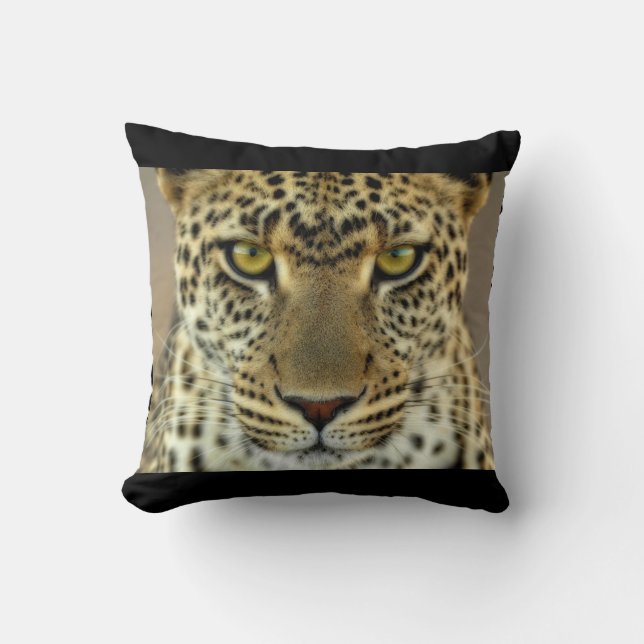 Cojín Decorativo Fierce Leopard (Anverso)