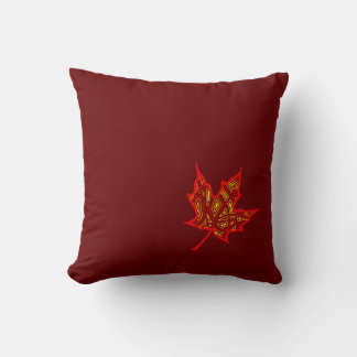 Cojín Decorativo Fiery Leaf