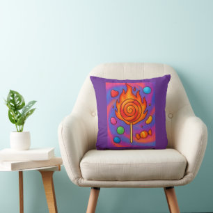 Cojín Decorativo Fiery Lollipop