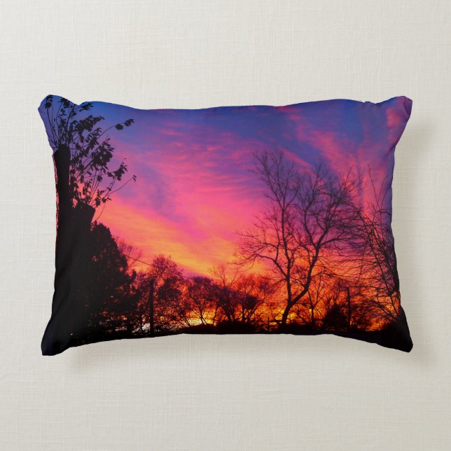 Cojín Decorativo Fiery Sunset Pillow (Anverso)