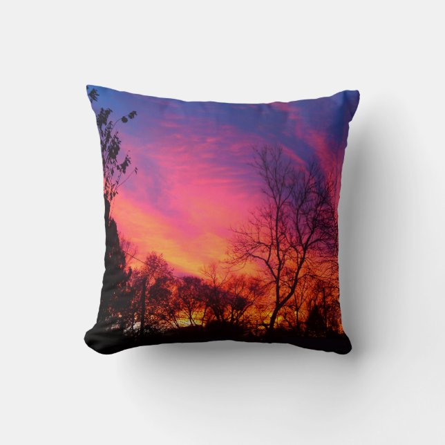 Cojín Decorativo Fiery Sunset Pillow (Anverso)