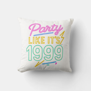 Cojín Decorativo Fiesta Como Si Fuera 1999®™ – Voltaje Neon