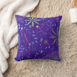 Cojín Decorativo Fiesta Crepuscular Púrpura