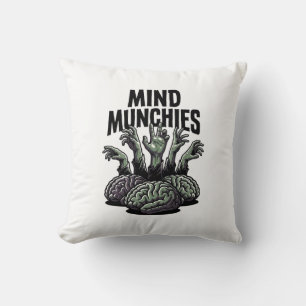 Cojín Decorativo Fiesta de Cerebros de No Muertos Manos de Zombi Vi