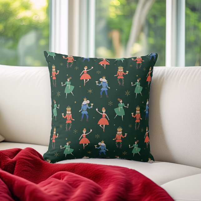Cojín Decorativo Fiesta de Cóctel de Cascanueces Navidad (Subido por el creador)