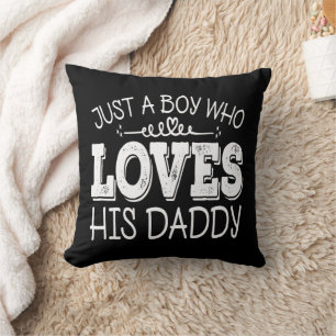 Cojín Decorativo Fiesta de cumpleaños de niños geniales Boy Who Lov