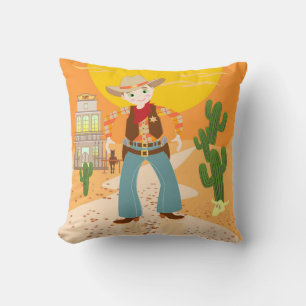 Cojín Decorativo Fiesta de cumpleaños para niños de vaca