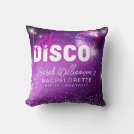 Cojín Decorativo Fiesta de Despedida de Soltera Disco Último Pink N