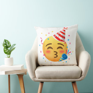 Cojín Decorativo Fiesta de Emoticonos Divertidos
