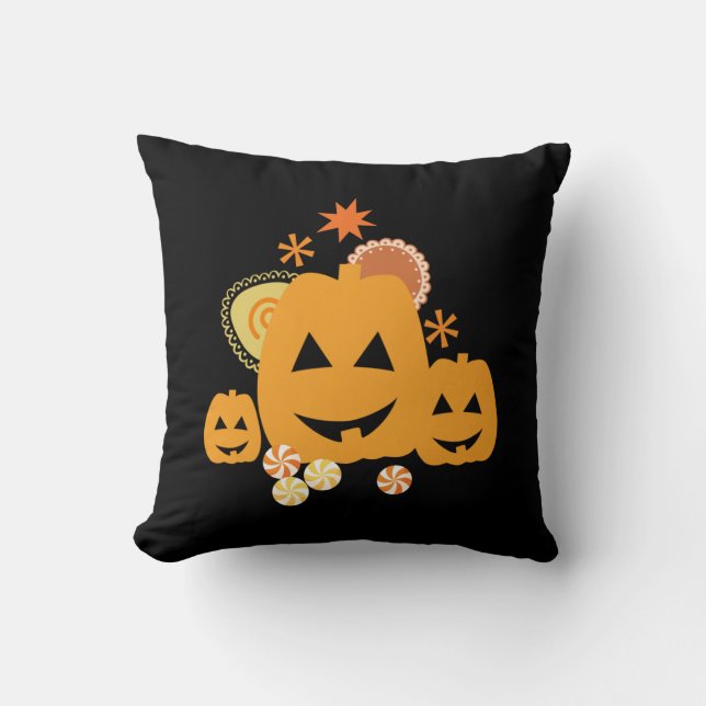 Cojín Decorativo Fiesta de Halloween (Anverso)
