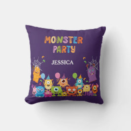 Cojín Decorativo Fiesta De Halloween De Monstruo De Disfraces Para