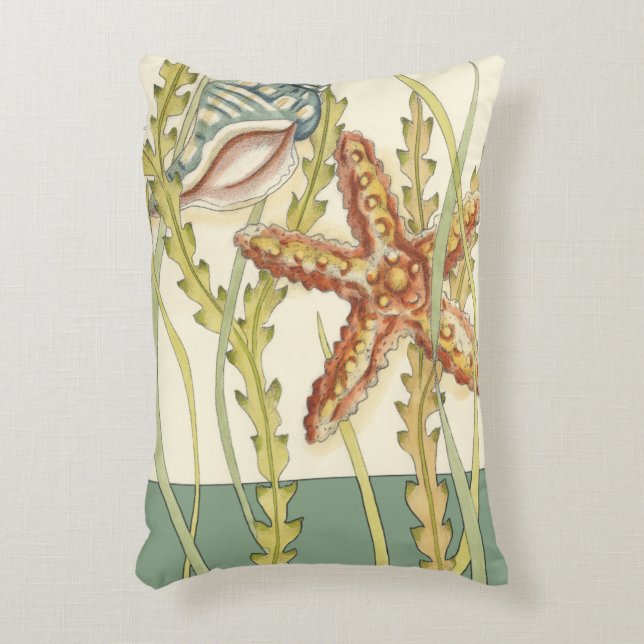 Cojín Decorativo Fiesta de shell multicolor (Frente (Vertical))