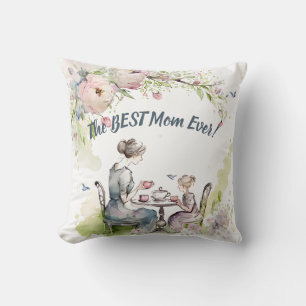 Cojín Decorativo Fiesta de té para mamá y hija