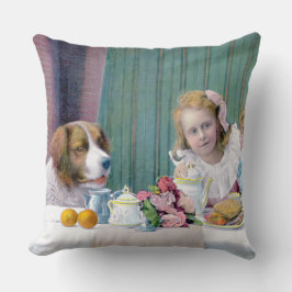 Cojín Decorativo Fiesta del té de cosecha