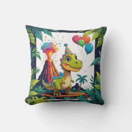 Cojín Decorativo Fiesta Dino Pillow - Diversión volcánica