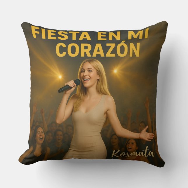 Cojín Decorativo Fiesta en mi corazón - Dekokissen (Anverso)