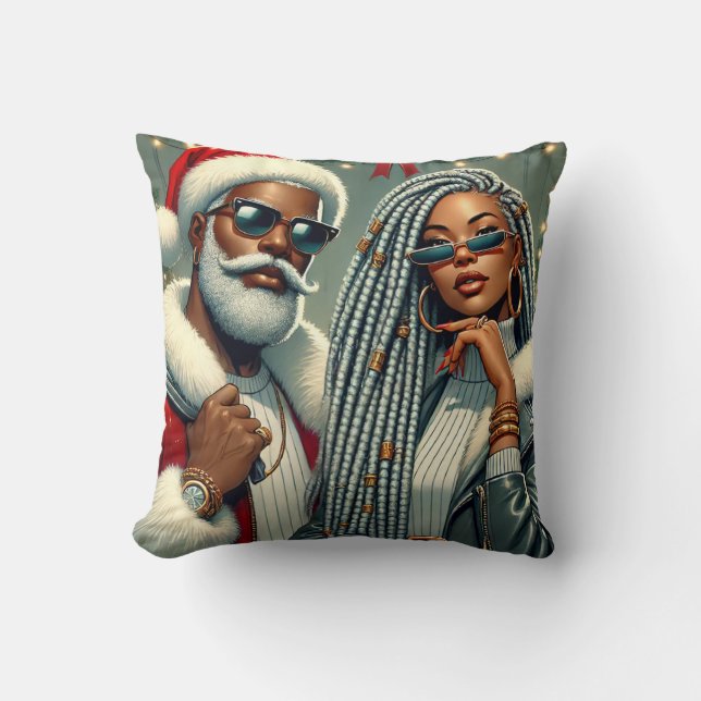 Cojín Decorativo Fiesta festivo Santa (Anverso)