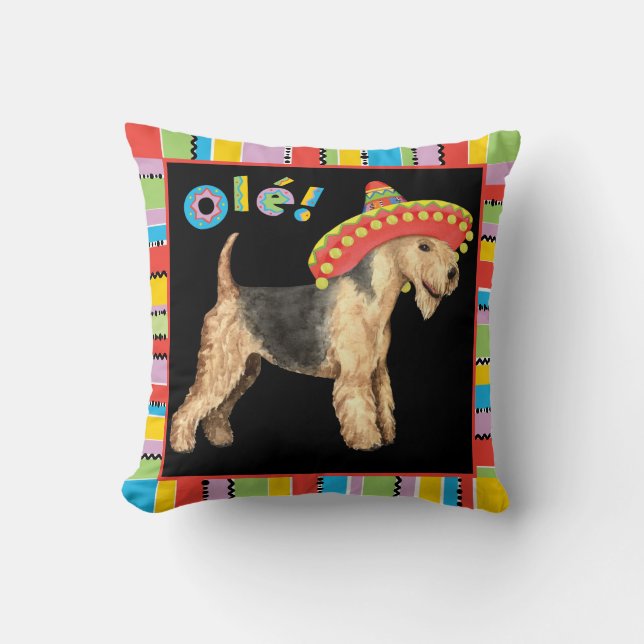 Cojín Decorativo Fiesta Lakeland Terrier (Anverso)