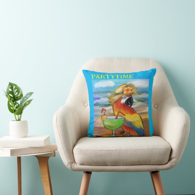 Cojín Decorativo Fiesta Parrots (Silla)